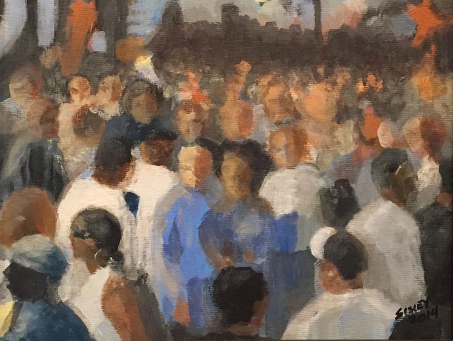 Jim Sisley Faceless Crowd